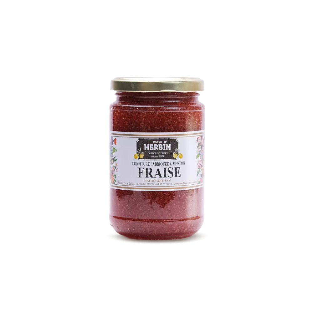 Fraise - Confiture artisanale Maison Herbin à Menton